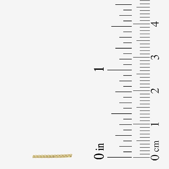 Womens 10K Gold 20 Inch Box Chain Necklace