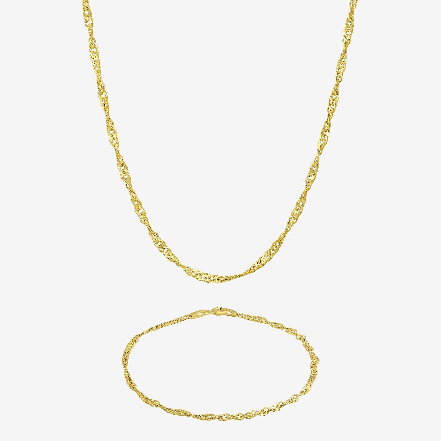 Made in Italy Womens 10K Gold 2-pc. Jewelry Set