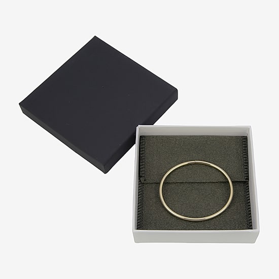 Gold Addiction Womens 10K Gold Bangle Bracelet