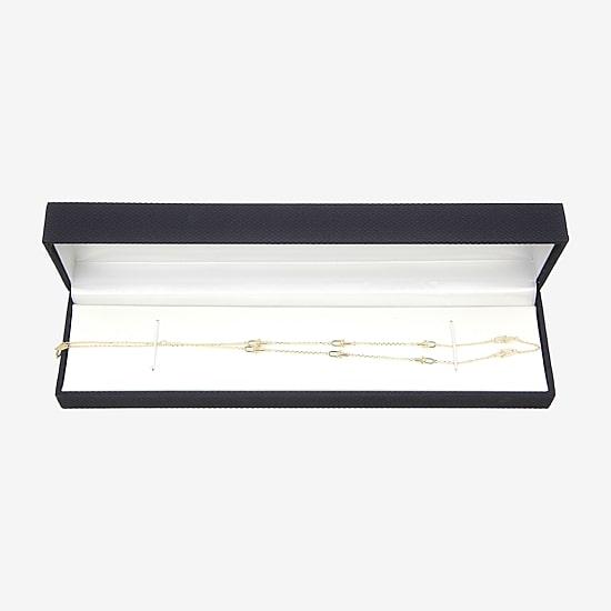 Gold Addiction Womens 10K Gold 16 Inch Link Chain Necklace