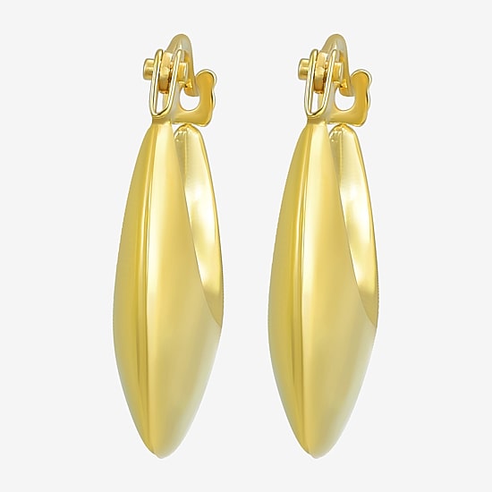 Womens 14K Gold Hoop Earrings