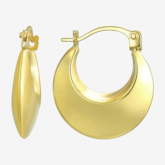 Womens 14K Gold Hoop Earrings