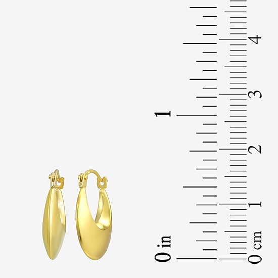 Womens 14K Gold Hoop Earrings