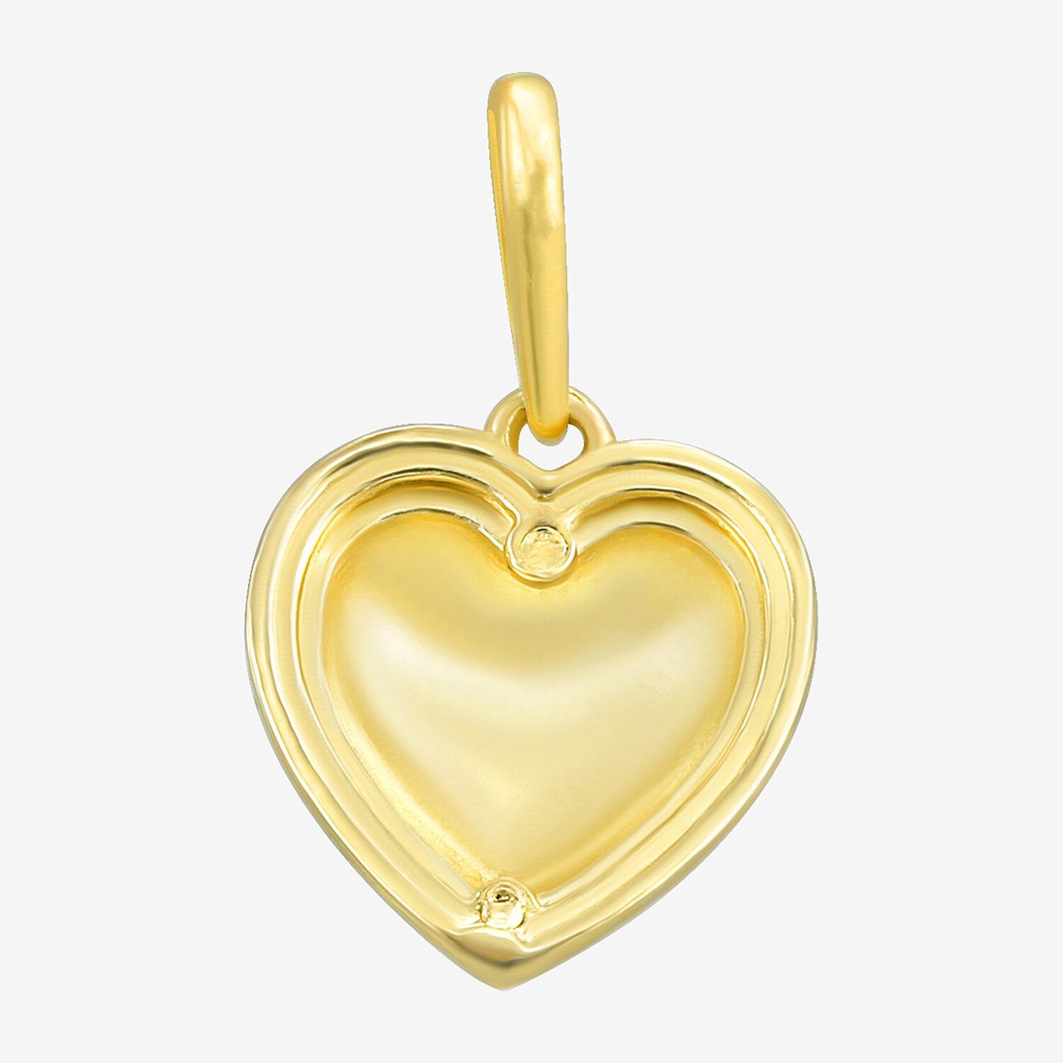 Womens 10K Gold Heart Pendant