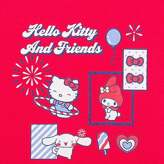 Little & Big Kid Girls Round Neck Short Sleeve Regular Fit Hello Kitty Graphic T-Shirt
