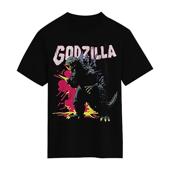 Little & Big Kid Boys Crew Neck Short Sleeve Regular Fit Godzilla Graphic T-Shirt