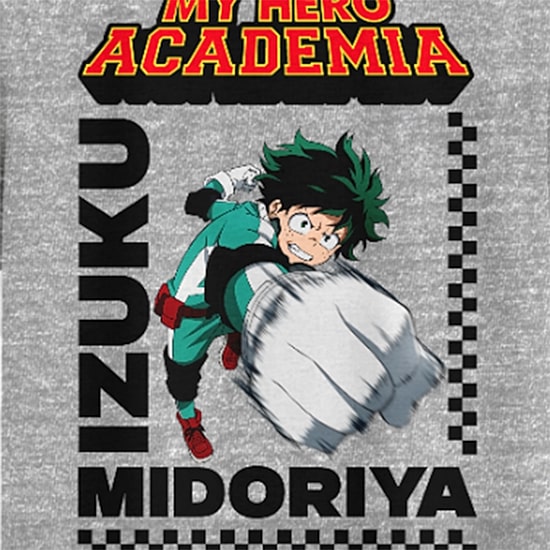 My Hero Academia Little & Big Kid Boys Crew Neck Short Sleeve Regular Fit Graphic T-Shirt