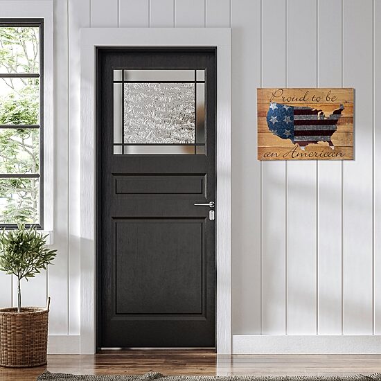 Northlight 15.75" “Proud To Be An American" Wood Wall Art