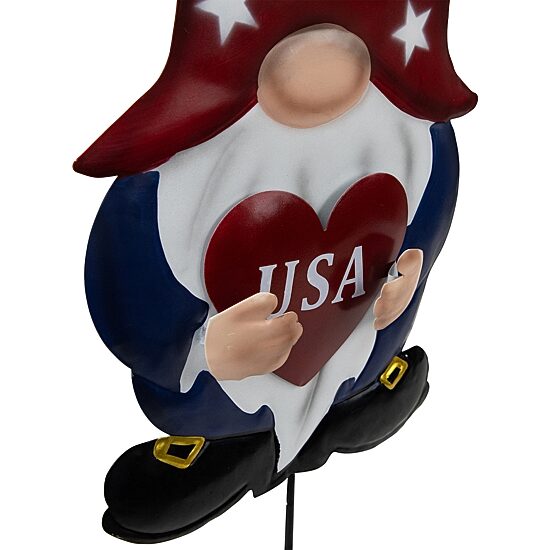 Northlight 27.5" Usa Gnome Outdoor Garden 4th of July Yard Art