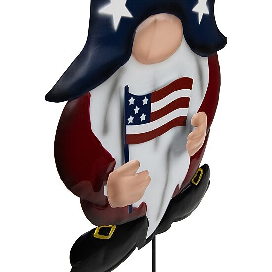 Northlight 27.5" Usa Gnome Outdoor Garden 4th of July Yard Art