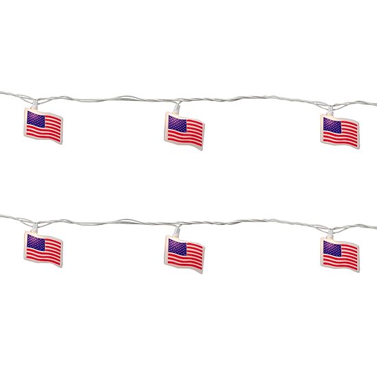 Northlight 7.5ft American Indoor Outdoor Patio String Lights