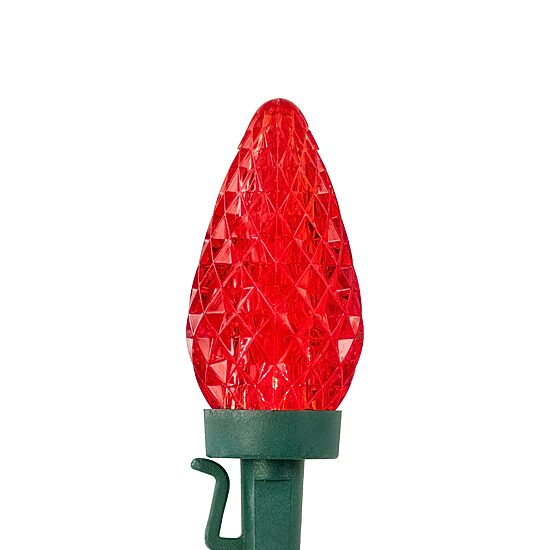 Northlight 66ft Led C9 Faceted - Red White And Blue String Lights