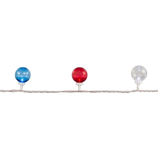 Northlight 11ft Led G40 - Red White And Blue String Lights