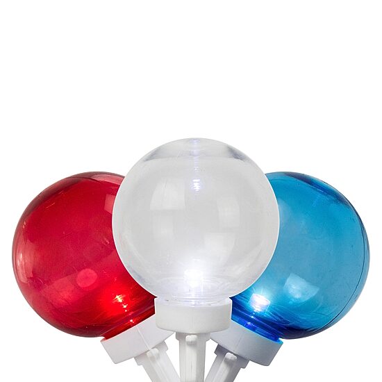Northlight 11ft Led G40 - Red White And Blue String Lights