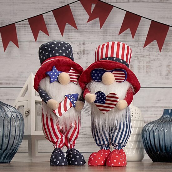 Northlight 12.25" With American Heart Gnome