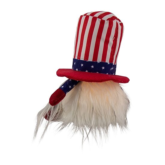 Northlight 6.75" Lighted Americana Girl Gnome