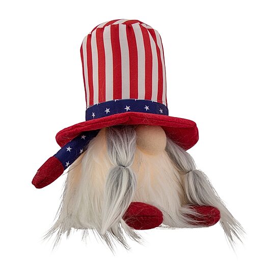 Northlight 6.75" Lighted Americana Girl Gnome