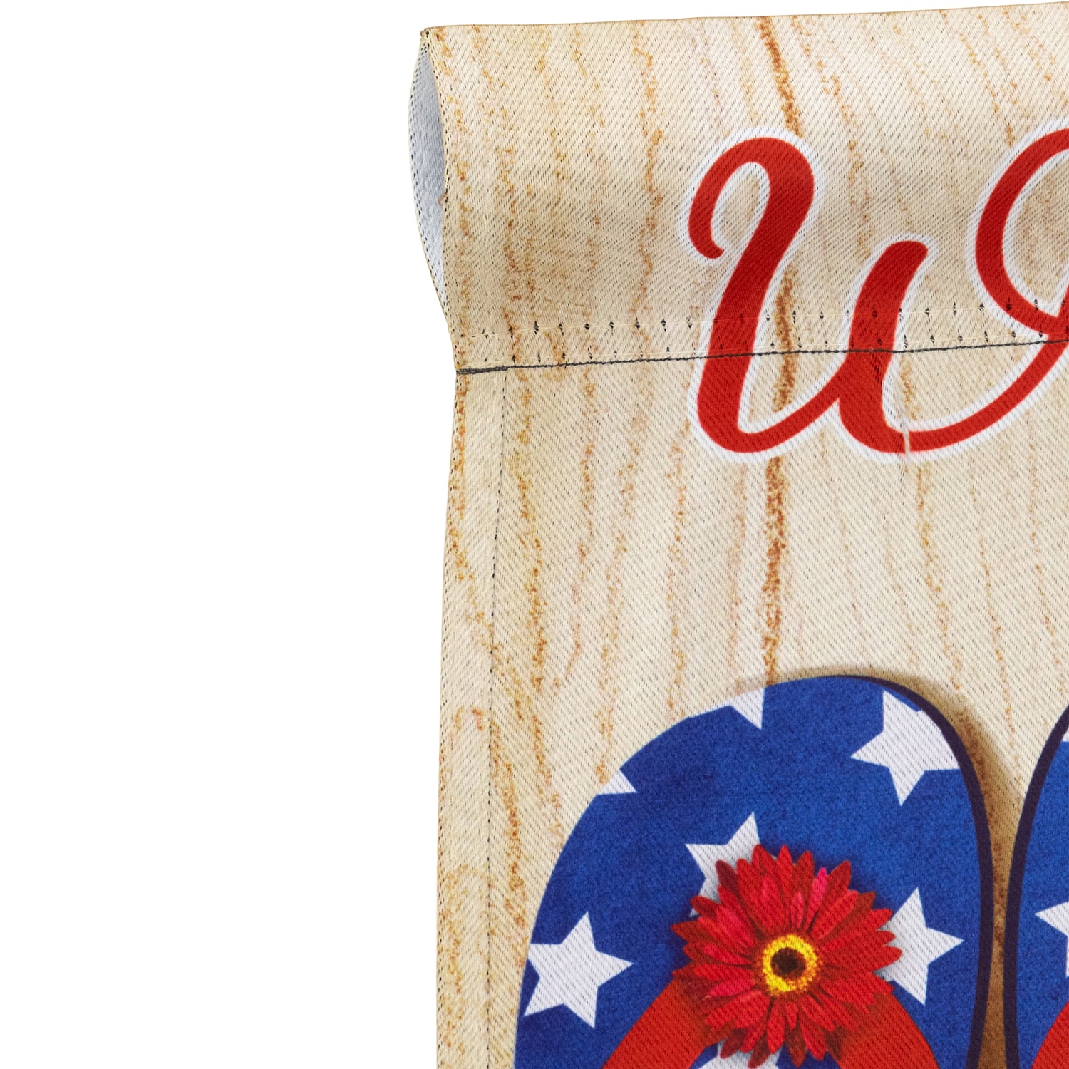 Northlight 18" Sandy Beach "Welcome" Outdoor Garden Flag