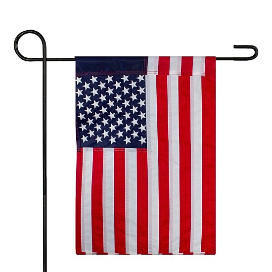 Northlight 18" Embroidered Outdoor Usa Garden Flag