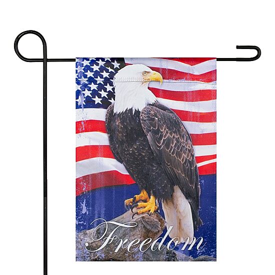 Northlight 12.5" Freedom Bald Eagle Outdoor Garden Flag