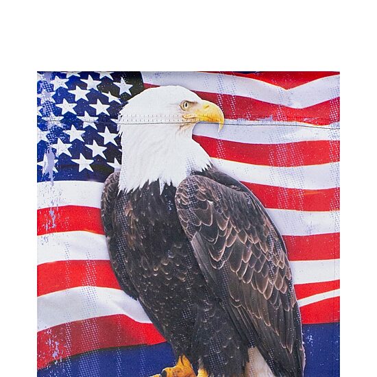Northlight 12.5" Freedom Bald Eagle Outdoor Garden Flag