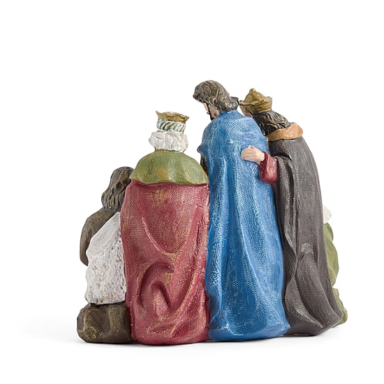 North Pole Trading Co. Colorful Cc Nativity Set