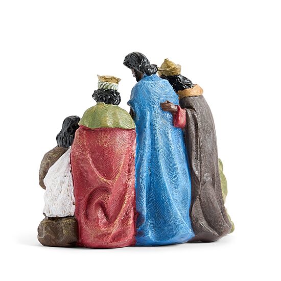 North Pole Trading Co. 6.5" African American Multi Colored Nativity Set