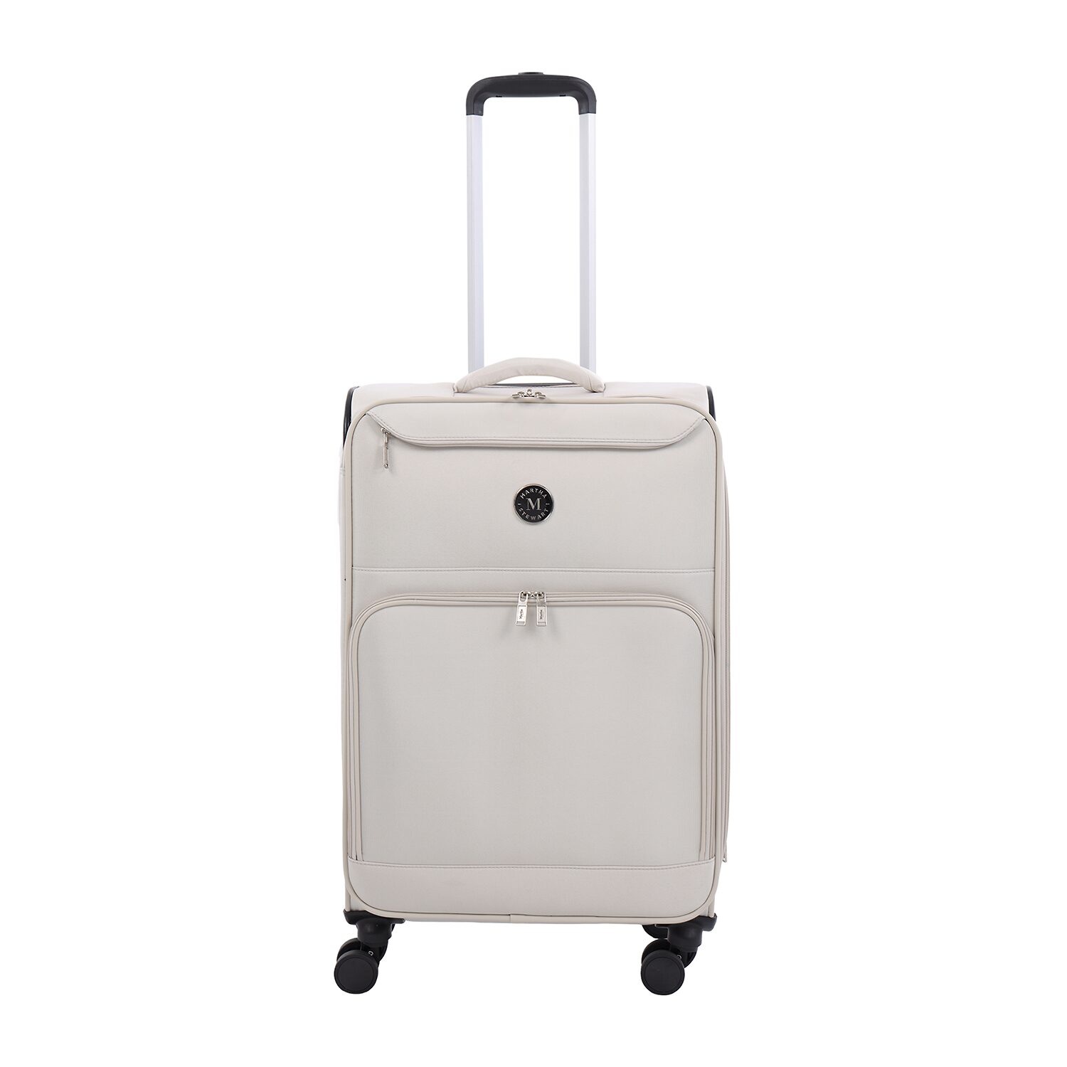 Martha Stewart 25 Inch Softside Expandable Checked Spinner Luggage