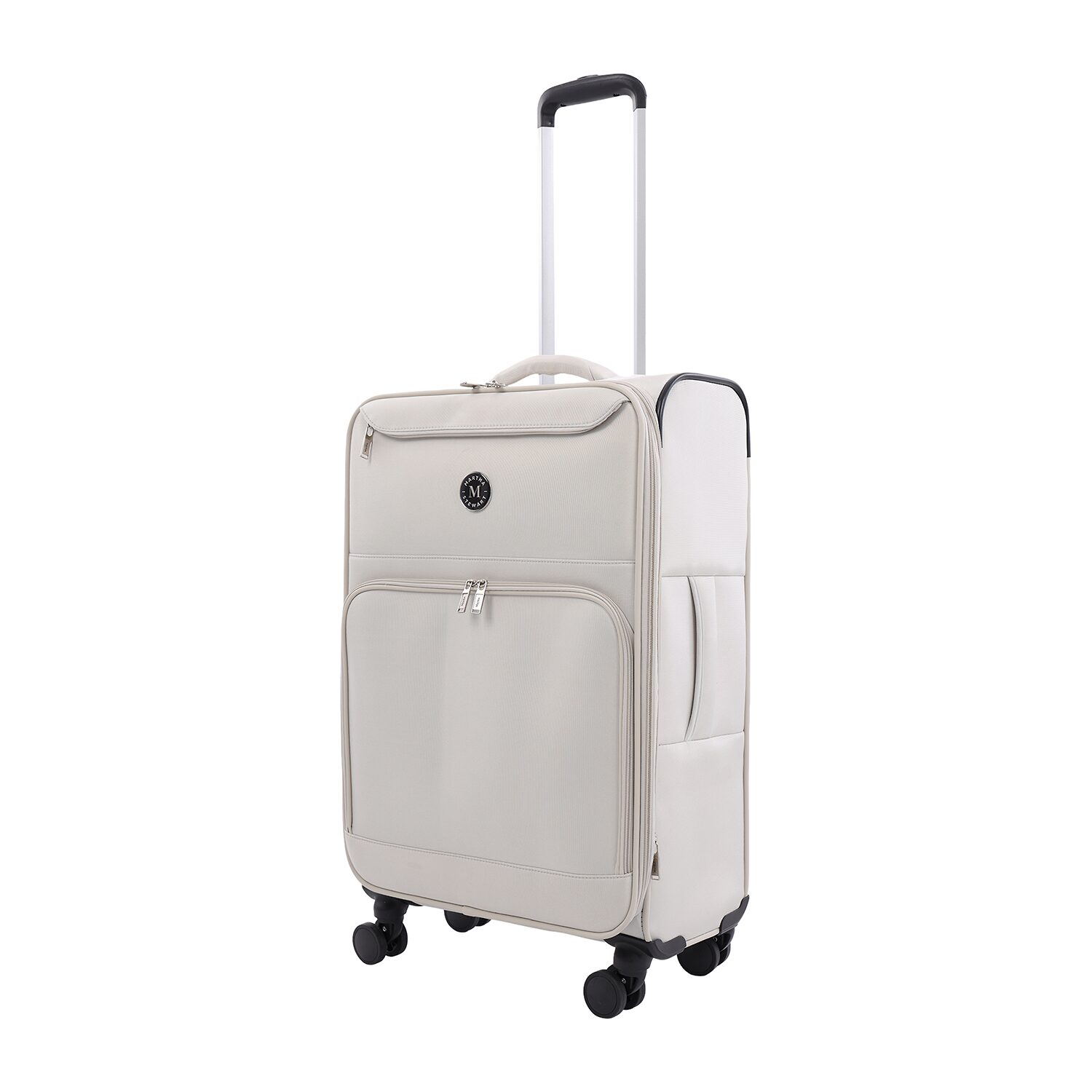Martha Stewart 25 Inch Softside Expandable Checked Spinner Luggage