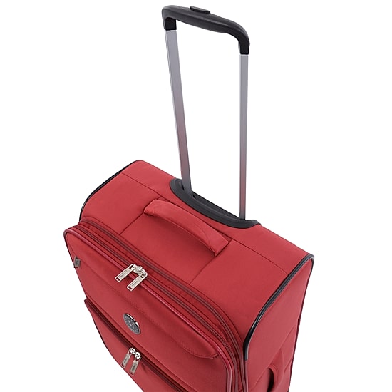 Martha Stewart 25 Inch Softside Expandable Checked Spinner Luggage