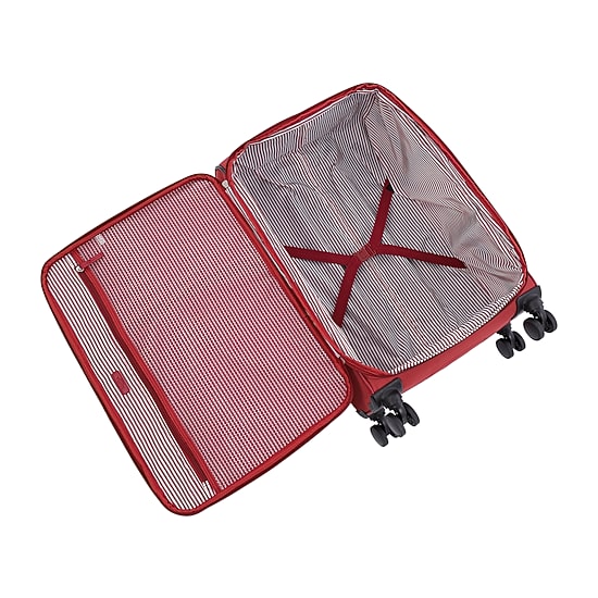 Martha Stewart 25 Inch Softside Expandable Checked Spinner Luggage