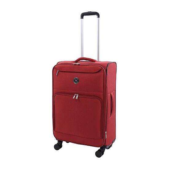 Martha Stewart 25 Inch Softside Expandable Checked Spinner Luggage