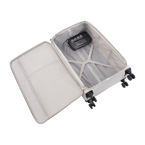 Martha Stewart 29 Inch Softside Expandable Checked Spinner Luggage
