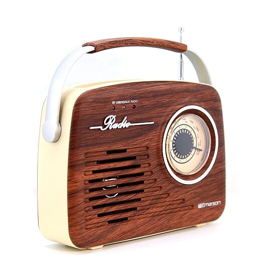 Emerson retro am/FM Radio With Bluetooth compatibility