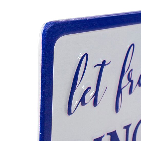 Northlight 12" Metal "Let Freedom Ring" Wall With Truck Wall Sign