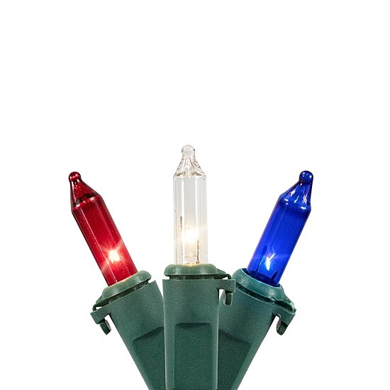 Northlight 10ft Mini - Red White And Blue String Lights