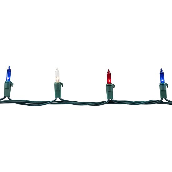 Northlight 10ft Mini - Red White And Blue String Lights