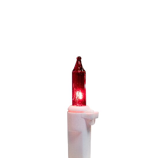 Northlight 5.5ft Mini Garland - Red Clear And Blue String Lights