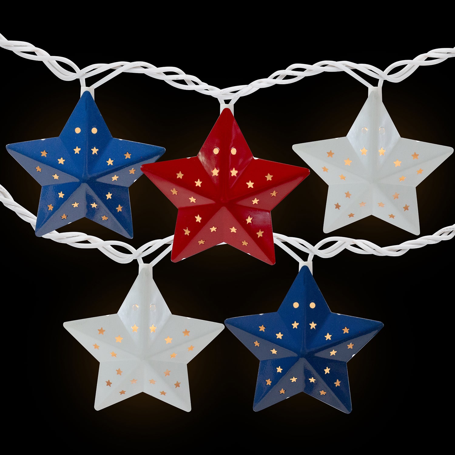 Northlight 7.25ft Red And Blue Star String Lights