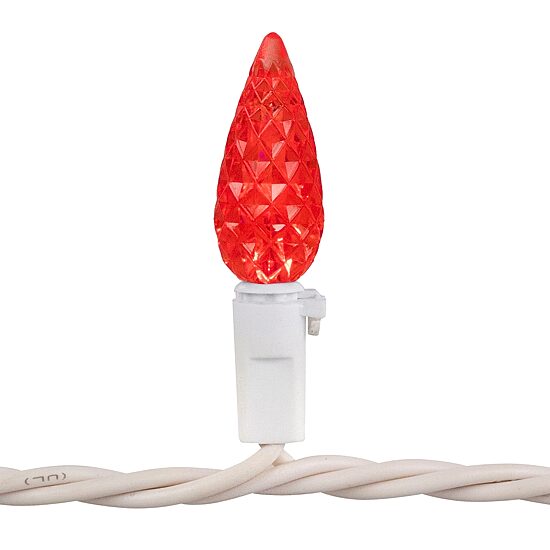 Northlight 16.5ft Led C6 Faceted - Red White And Blue String Lights