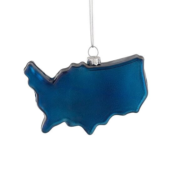 Northlight 4.25" Usa Glass 4th of July Ornament
