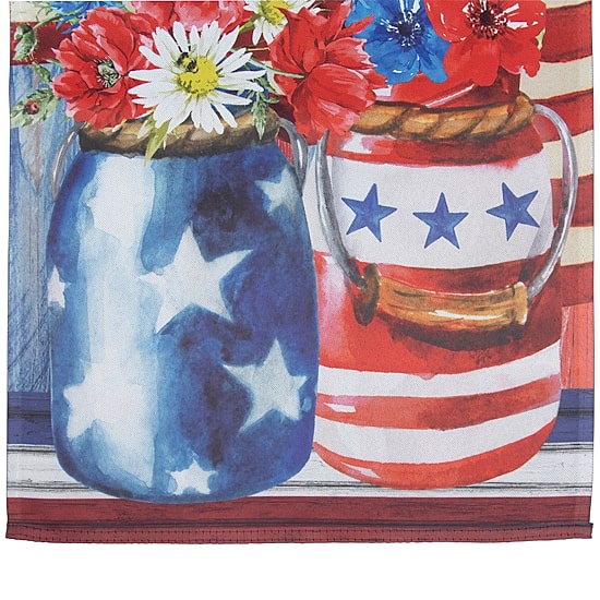Northlight 28" Stars And Stripes Flower Bouquets Outdoor Flags