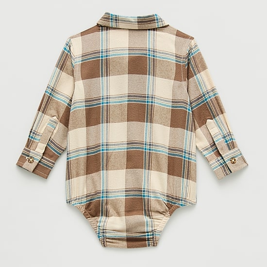 Okie Dokie Baby Boys Long Sleeve Bodysuit