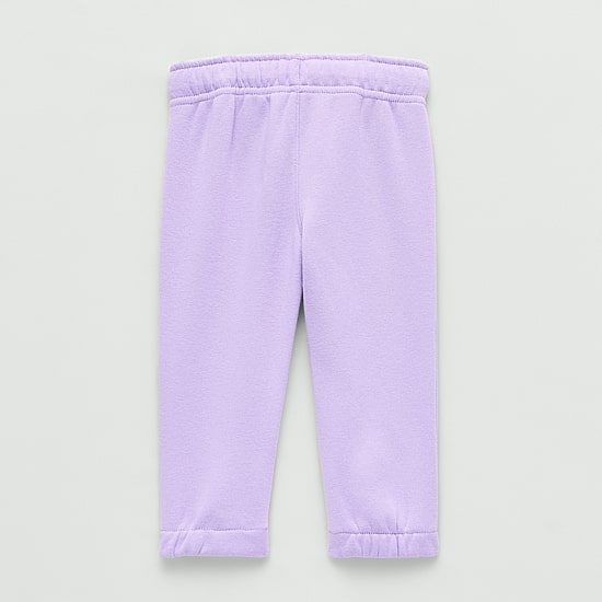 Okie Dokie Baby Girls Cinched Regular Fit Fleece Pull-On Pant