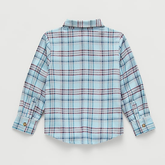 Okie Dokie Toddler & Little Boys Long Sleeve Regular Fit Flannel Shirt