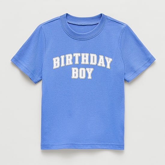 Okie Dokie Toddler & Little Boys Crew Neck Short Sleeve Classic Fit Graphic T-Shirt
