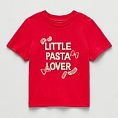 Okie Dokie Toddler & Little Boys Round Neck Short Sleeve Regular Fit Graphic T-Shirt