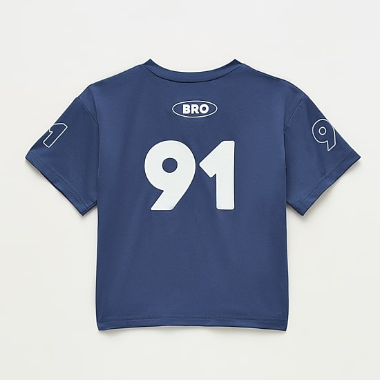 Okie Dokie Toddler & Little Boys V Neck Short Sleeve Oversized Graphic T-Shirt