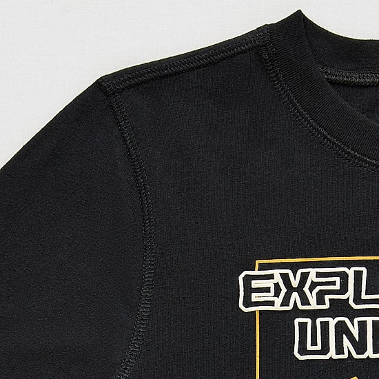 Thereabouts Little & Big Kid Boys Easy-on + Easy-off Sensory Friendly Crew Neck Long Sleeve Adaptive Regular Fit Graphic T-Shirt