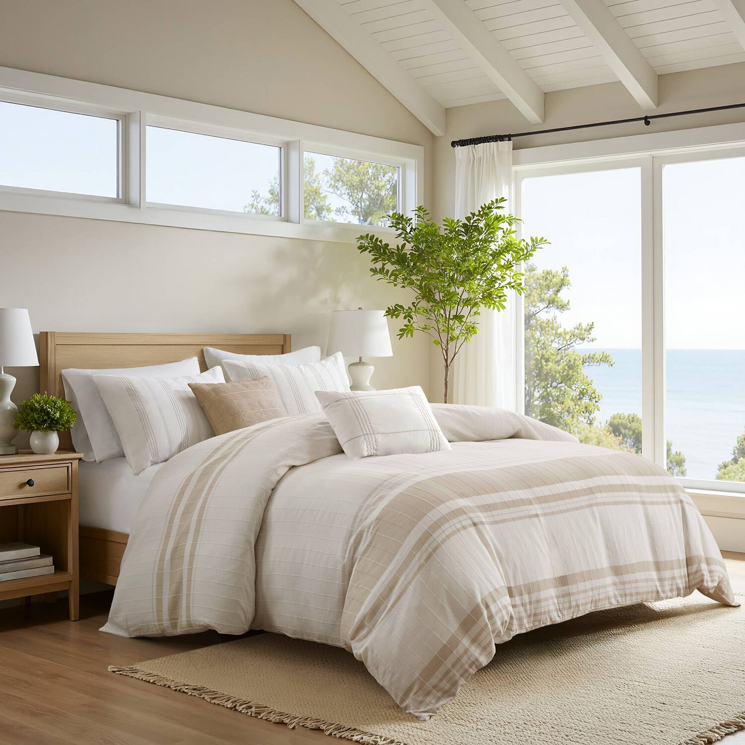 Harbor House Morgan Cotton Jaquard 5-pc. Duvet Cover Set